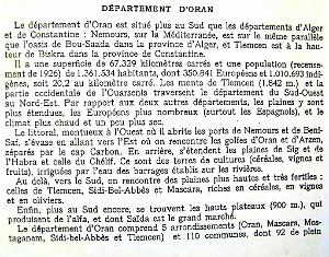 Oran documents divers 260